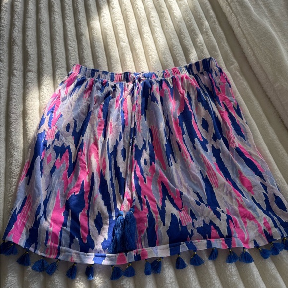 Lilly Pulitzer Dresses & Skirts - Lilly Pulitzer Palma Tassels Skirt Tube Top